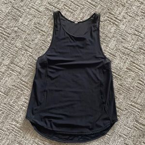 Lululemon Athletica Tops | Lululemon Mesh Back Tank | Color: black | Size: 4 |
